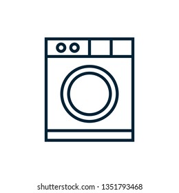 Washing machine outline icon