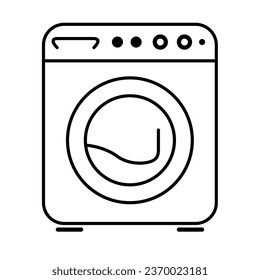 washing machine outline icon style