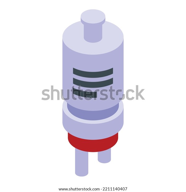 Washing machine repair filter icon
isometric vector. Broken appliance. Electrician
service