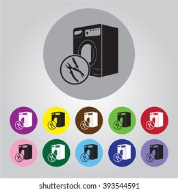 Washing machine repair icon