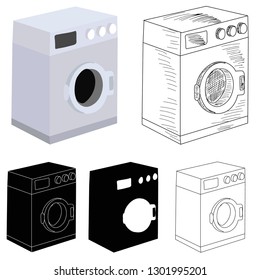washing machine set