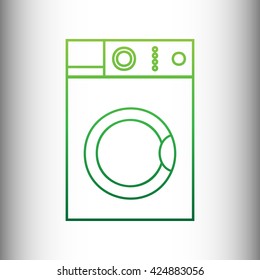 Washing machine sign