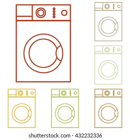 Washing machine sign