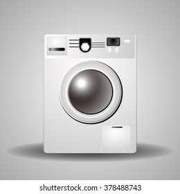 Washing machine sign icon
