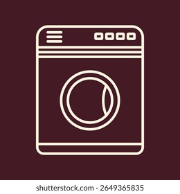 Washing machine trendy vector art design usable amazing colorful useful illustration.eps