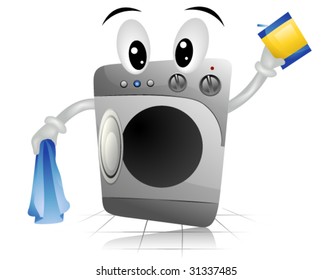 Washing Machine - Vector