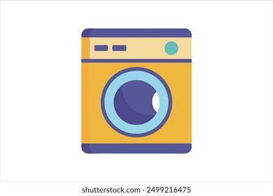 Ilustración de ilustraciones de Vector de lavadora.
