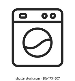 Washing machine vector icon
