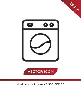 Washing machine vector icon