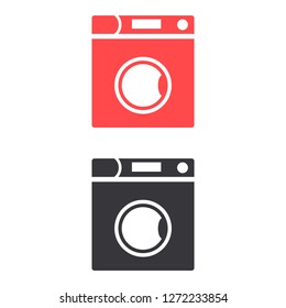 washing machine Vector icon