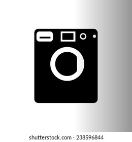 washing machine  vector icon