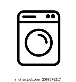  washing machine - vector icon