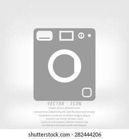 washing machine  vector icon