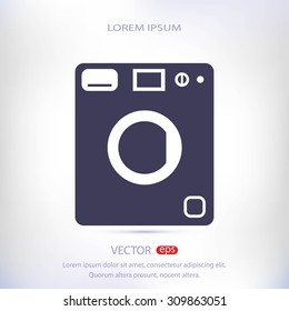 washing machine  vector icon