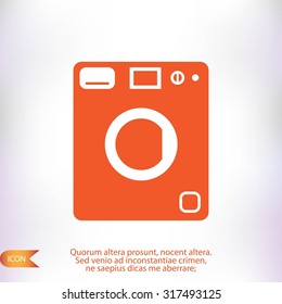 washing machine  vector icon