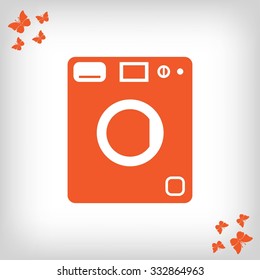 washing machine  vector icon