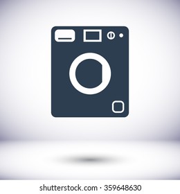 washing machine  vector icon
