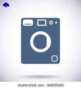 washing machine  vector icon