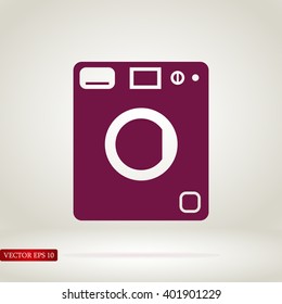 washing machine  vector icon