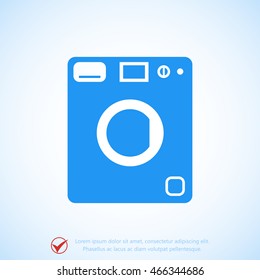 washing machine  vector icon
