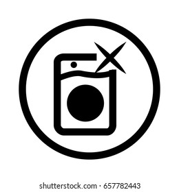 washing machine vector icon