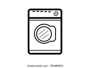 washing machine vector icon