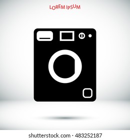 washing machine vector icon, vector best flat icon, EPS