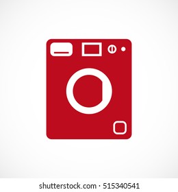 washing machine vector icon, vector best flat icon, EPS