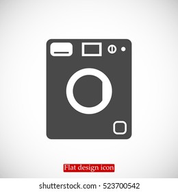 washing machine vector icon, vector best flat icon, EPS