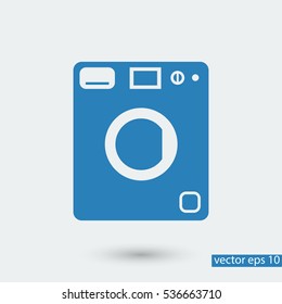 washing machine vector icon, vector best flat icon, EPS