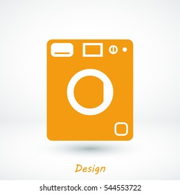 washing machine vector icon, vector best flat icon, EPS