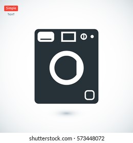 washing machine vector icon, vector best flat icon, EPS