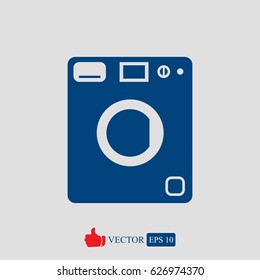 washing machine vector icon, vector best flat icon, EPS