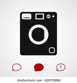 washing machine vector icon, vector best flat icon, EPS