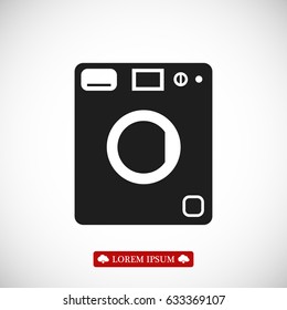 washing machine vector icon, vector best flat icon, EPS