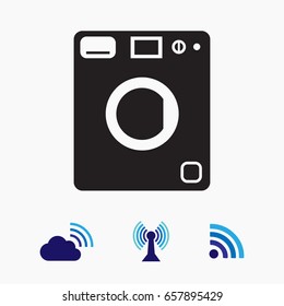 washing machine vector icon, vector best flat icon, EPS