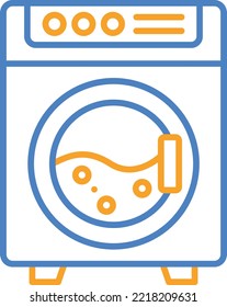 Washing Machine vector icon. Can be used for printing, mobile and web applications.