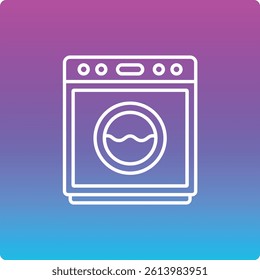 Washing Machine vector icon. Can be used for printing, mobile and web applications.