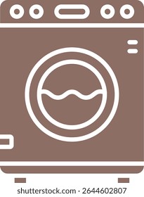 Washing Machine vector icon. Can be used for printing, mobile and web applications.