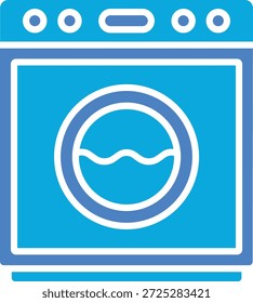 Icono del Vector de la lavadora. Se puede utilizar para aplicaciones de impresión, móviles y de Web.