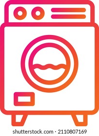 Washing machine Vector Icon Design Illustration