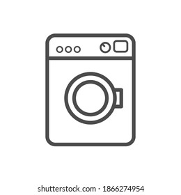 washing machine vector icon. eps 10