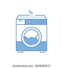Washing Machine vector icon stock illustration