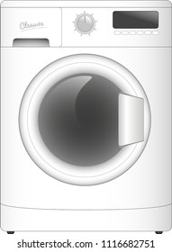 Washing machine. Vector Illustration