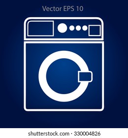 washing machine vector illustration