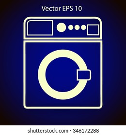washing machine vector illustration