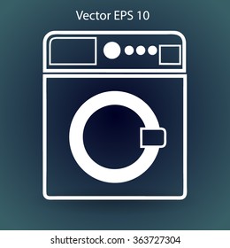 washing machine vector illustration