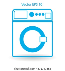 washing machine vector illustration