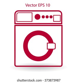 washing machine vector illustration