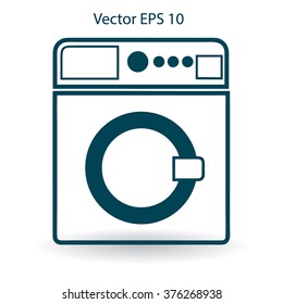 washing machine vector illustration